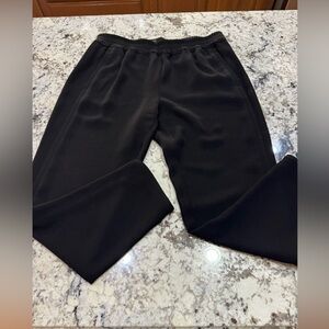 J. Crew Black Elastic Waist Straight Pants